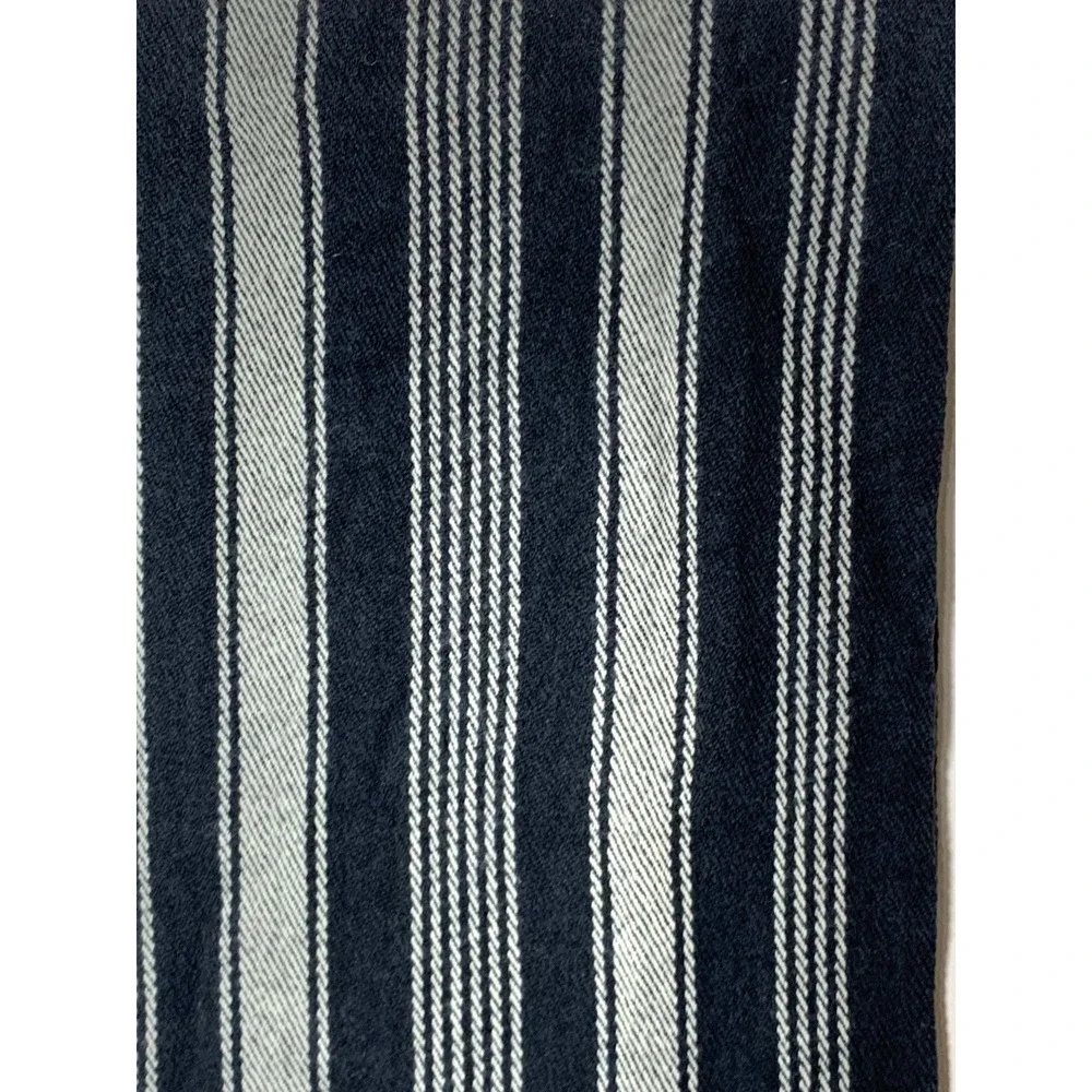 Paul Smith Cashmere Scarf Mens Black Stripe Fringe Armand Diradourian